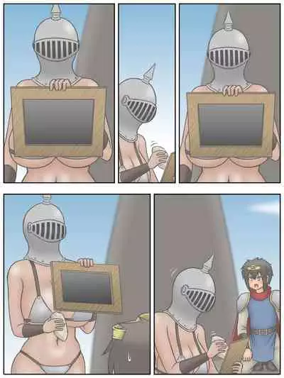 [Siruto] Shota Yuusha-kun to, Kao wa Wakaranai kedo Kubi kara Shita wa Kyonyuu de Mucchiri Body na Onna Senshi-san