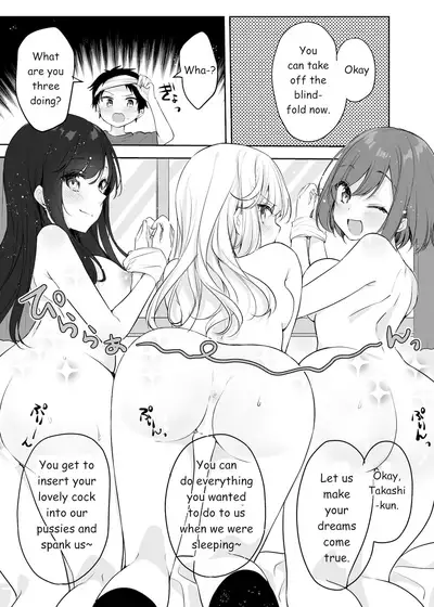 Boku no Onee-chan to Tomodachi wo Nemurasete Osottemitara Kaeriuchi ni Atta | The Tables were Turned when I tried to Rape my Sister and her Friends while they were Asleep