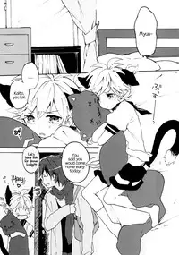 (Reitaisai 8) [hey you! (Non)] Nuko Len-kyun to Nuko Nuko suru Hon. | Kitty Kitty Bang Bang with Catboy Len (Vocaloid) [English] =SW=
