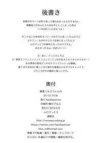 (Futaket 9) [NeoSeporium (Hinoshima Sora)] Hachimitsu Milk Jam no Amai Kuchizuke o (Touhou Project)