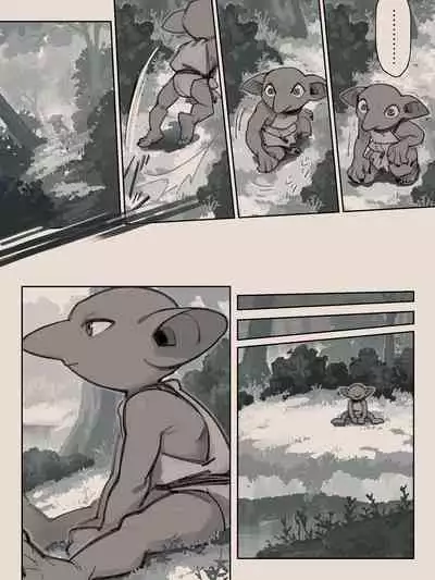 [Komeko] Different language futanari ♀ x goblin ♂