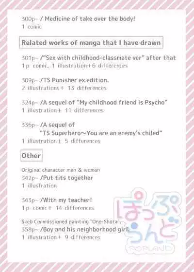 [Popland (Hiiragi Popura)] TS "Hyoui Nottori" + α Sakuhinshuu | TS (possesion & take over the body) + α collection of works [English]