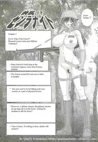 [Kamitou Masaki] Kaiketsu!? Zenra Knight Ch. 3 | Love Trap of the Forest!? Physical Lesson turns into Military Training? [English] {Qan[T] Translations}