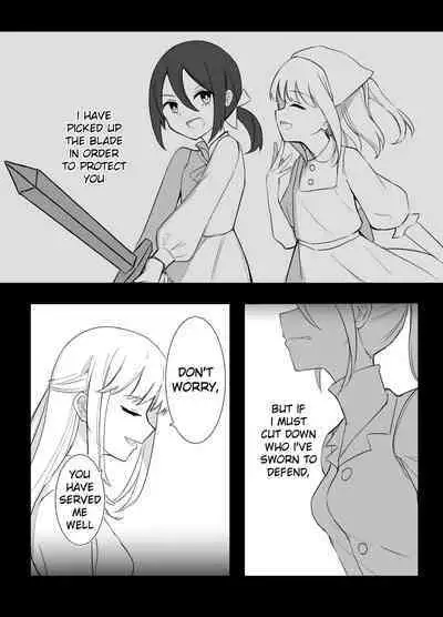 Maou Toubatsu Shippai Heroine Gisei Normal End de Utsu ni Natta Koutensei Futanari Kenshi to Otokonoko Shinkan no Hanashi | Crestfallen Futanari x Femboy Priest: Prepare to Cum Edition