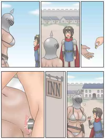 [Siruto] Shota Yuusha-kun to, Kao wa Wakaranai kedo Kubi kara Shita wa Kyonyuu de Mucchiri Body na Onna Senshi-san