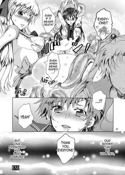 [Kurione-sha (YU-RI)] Bishoujo senshi ni oshioki! ~ Shokushu-hen ~ ! | Punish the Pretty Sailor Soldiers ~Love and Justice~ (Sailor Moon) [English] {doujin-moe.us} [Digital]