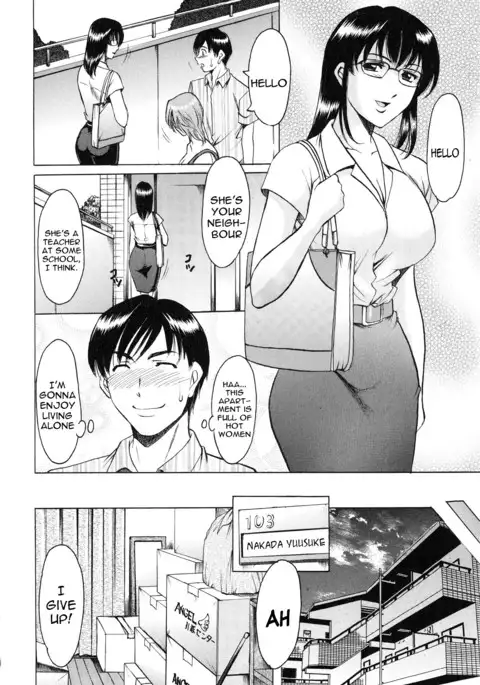 Yuuwaku no Toshiue Apartment Ch.1-2