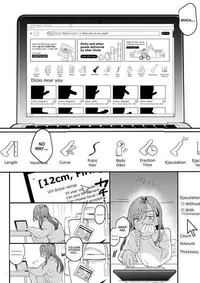 ●●●r Chinko o Tanomitai Onee-san|The Girl Who Wants to Order Uber Dicks