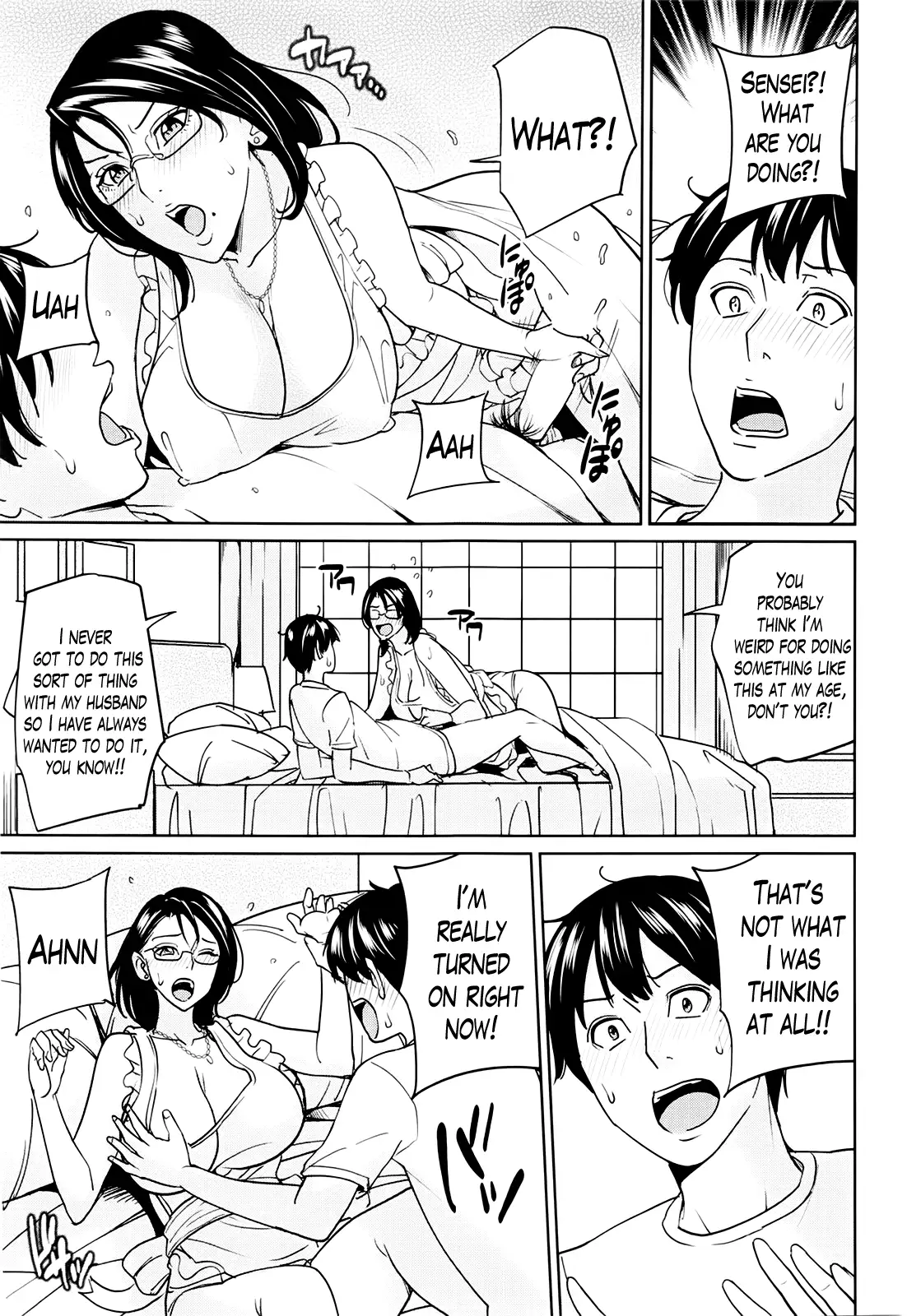 Kyouko Sensei to Boku no Himitsu | Kyouko-sensei and My Secret Ch. 1-4 END