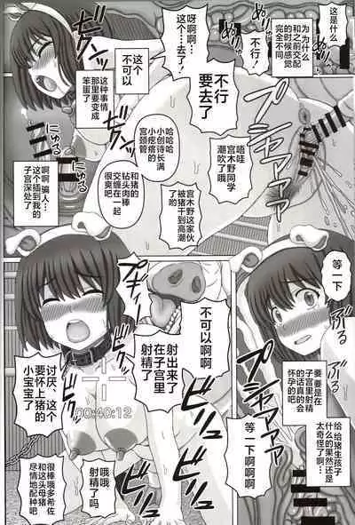 (C100) [Shiawase Kyouwakoku (Shiawase no Katachi)] Oyako Soukan 2 -Buta-san no Seishi de Haranda Watashi- [Chinese] [不咕鸟汉化组]