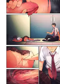 [Shihachirou (Shihachiro)] Daisuki na Sensei no Mae de Dildo o Otoshita Kinpatsu Kasshoku Gal no Hanashi.