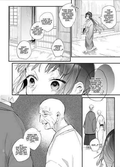 [Umenegi Daimyoujin (Umekoppe)] Ikenie Onna Wa Kodokuna Kijin Sama Ni Ban Kōbi De To Sareru | The Sacrificial Maiden Corrupted by Coupling With an Oni [English]