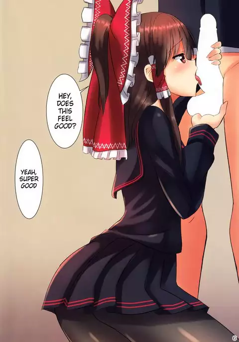 JK Reimu to Kyoushitsu H ~Moshi Hakurei Reimu ga, Tsundere de Hinnyuu na Osananajimi Dattara