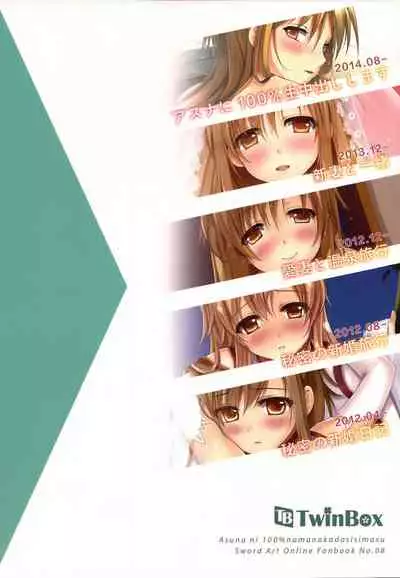 (C86) [TwinBox (Hanahanamaki, Sousouman)] Asuna ni 100% Nama Nakadashi Shimasu | Cumming Inside Asuna 100% Raw (Sword Art Online) [English] {doujin-moe.us} [Decensored]
