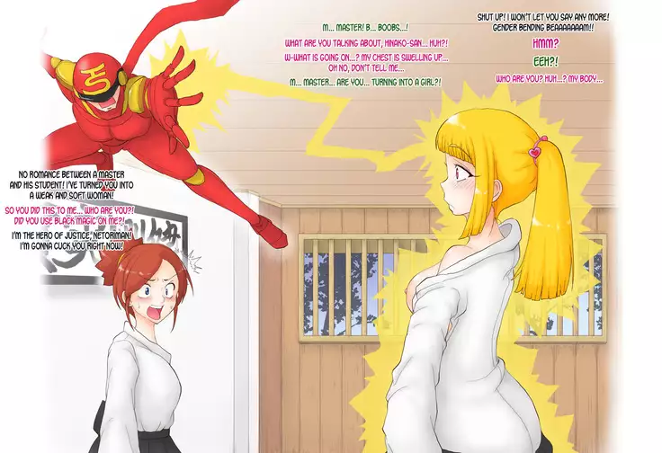 Nyotaika Netoriman ~Aisuru Hito ga Miteiru Mae de Nyotai ni Kaerare Netorareru 4-nin no Otoko-tachi~