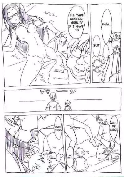 [Circle of Kenkyo] OtaCir no Hime ga Neteiru Aida ni Torimaki ni Okasareru | The princess is fucked in her sleep by an entourage of geeks [English] [Digital]