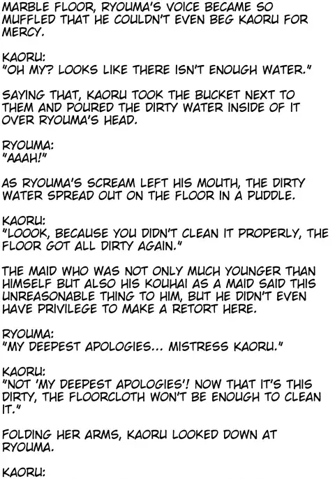 The M-to-F'ed son of a distinguished family - The spoiled rotten brat who was made a maid -