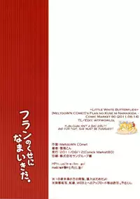 (C80) [MeltdoWN COmet (Yukiu Con)] Flan no Kuse ni Namaikida. (Touhou Project) [English] =LWB=