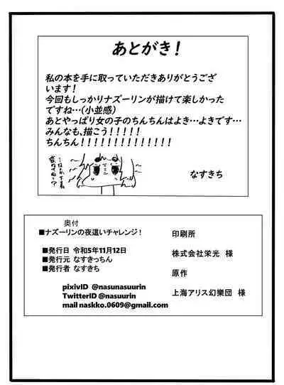 Nazrin no Yobai Challenge!