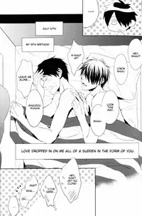 (DC RETURNS 7) [REDsparkling (Himura)] Koi wa Totsuzen Kimi no Sugata de Boku no Moto ni Maikon de Kita. | Love dropped in on me all of a sudden in the form of you (Kuroko no Basuke) [English] [lamperouge-1]