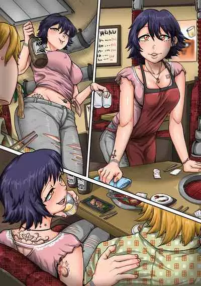 オリジナル落書き:焼肉屋の静香さん