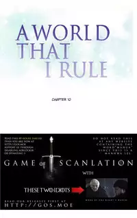 [Tankguy, ROZER] A World That I Rule Ch.01-23 [English] (Game of Scanlation) (Ongoing)