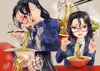 [Chitei no Nikuya (Dokiyuri)] Ramen-ya de ShokuSe. | 來去拉麵店大吃一精 [Chinese] [變態浣熊漢化組]