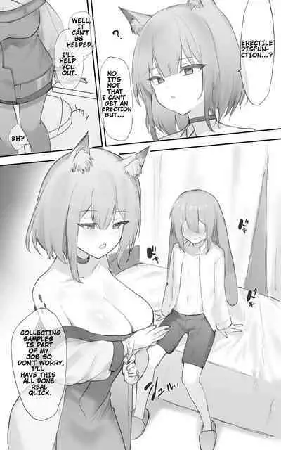 Rhodes Kenkou Shindan de Kentai o Nekosogi Shiboritorarechau Hanashi | A Story About a Specimen Being Extracted During a Health Checkup at Rhodes Island