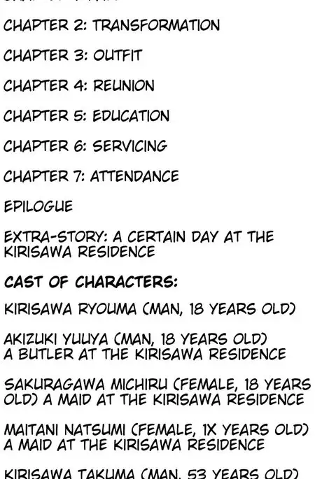 The M-to-F'ed son of a distinguished family - The spoiled rotten brat who was made a maid -