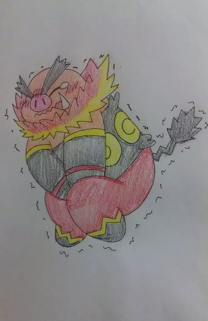 エンブオー、急所に当たる!!