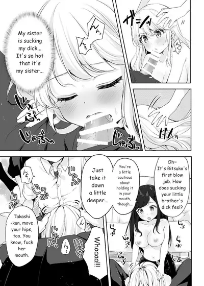 Boku no Onee-chan to Tomodachi wo Nemurasete Osottemitara Kaeriuchi ni Atta | The Tables were Turned when I tried to Rape my Sister and her Friends while they were Asleep