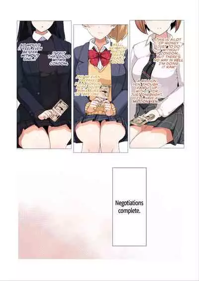 [Sasanoha Toro] Enkou 4P Harem Musekinin Nakadashi H ~Enjoukousai de Seifuku Shoujo 3-Nin ni Nama de Nakadashi Shimakuru~ [English] [Shizuhaki] [Digital]