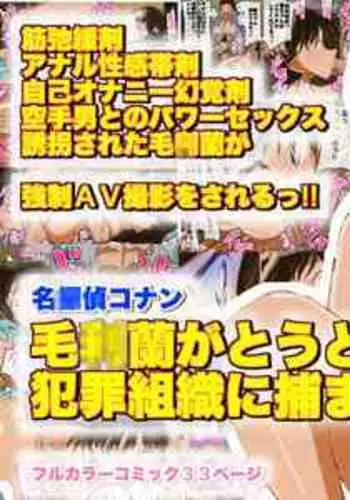 毛◎蘭がとうとう犯罪組織に捕まった!! 名◎偵コナン 毛◎蘭vs空手六段男のAV撮影