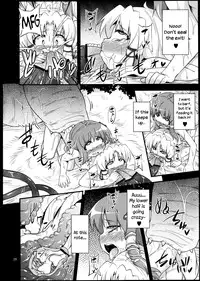 (Reitaisai 10) [Happiness Milk (Obyaa)] Nikuyokugami Gyoushin - tentacle and hermaphrodite and two girls - | Faith in the God of Carnal Desire - Tentacle and Hermaphrodite and Two Girls (Touhou Project) [English] {Sharpie Translations}