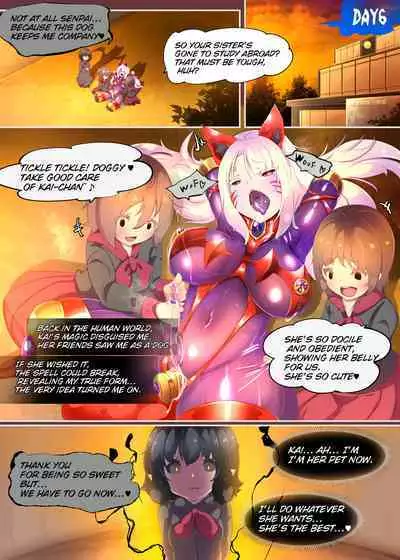 [Yasemura lo-ru (Teishoku, Toyono Kitsune.)] Succubus-ka shita Menhera Imouto-chan ni Rachirarete Musuinu-ka Choukyousareru Manga ~Hitoinu Makai Pet Live~ | Puppy LoVE: A STORY WHERE A CORRUPTED GIRL ENSLAVES HER SISTER! [English]