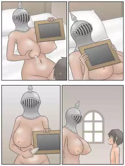 [Siruto] Shota Yuusha-kun to, Kao wa Wakaranai kedo Kubi kara Shita wa Kyonyuu de Mucchiri Body na Onna Senshi-san