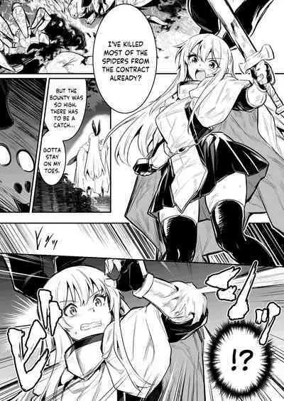 [Lefthand] Kumo-gata no Mamono no Toubatsu ni Kite Gyaku ni Osowarechau Boukensha-chan [English]