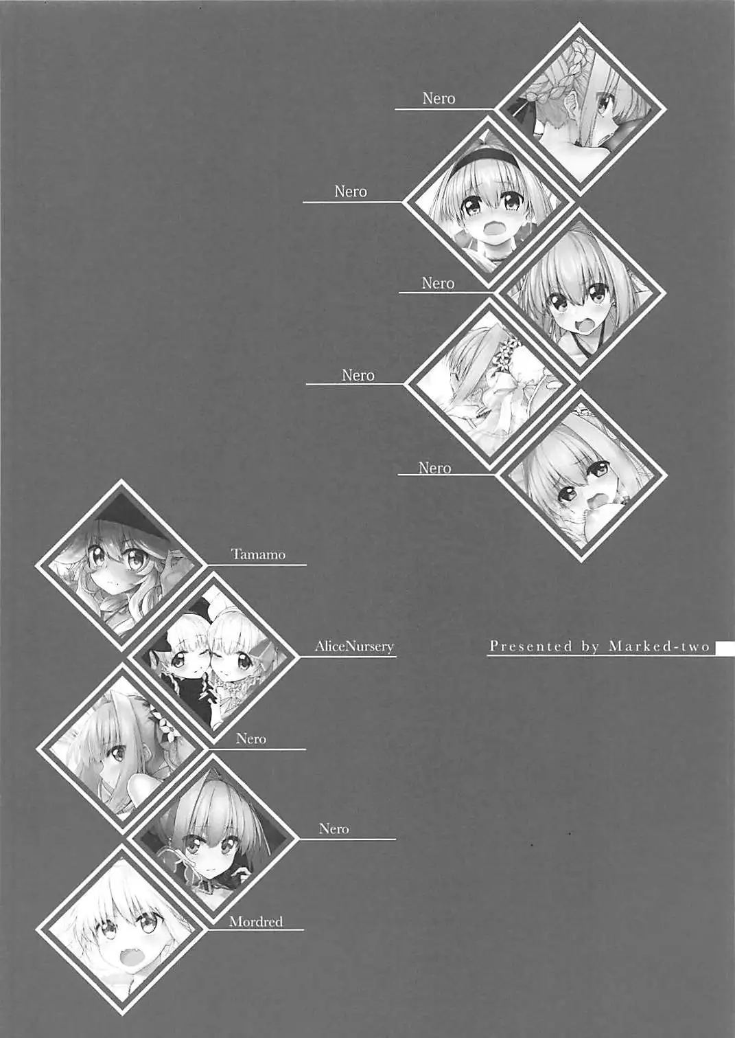 Marked Girls Color #01 Full Color Ban + Monochro Ban Set