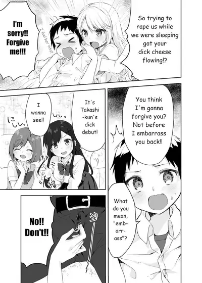 Boku no Onee-chan to Tomodachi wo Nemurasete Osottemitara Kaeriuchi ni Atta | The Tables were Turned when I tried to Rape my Sister and her Friends while they were Asleep