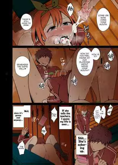 [Dokuneko Noil] Nakano Yotsuba ni Osake o Nomasete Warui Koto o Suru Hanashi | A story about Yotsuba Nakano drinking alcohol And the awful things that happend to her. (Gotoubun no Hanayome) [English] {HMC Translation - Fixed Order}