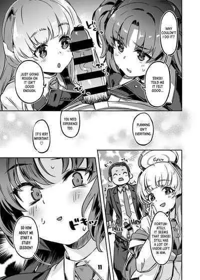 [Zombie to Yukaina Nakamatachi (Super Zombie)] Sensei! Sakiccyo dake de Iin desu ka? | Sensei! Are You Fine With Just The Tip? (Blue Archive) [English] [Panatical] [Digital]