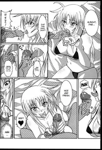 (C82) [Bitch Bokujou (Bokujou Nushi K)] Zettai Chinpo Nanka ni Maketari Shinai Hon Re:birth | I Won't Lose to a Mere Cock Book Re-Birth (Mahou Shoujo Lyrical Nanoha, Dog Days) [English] [Chocolate]