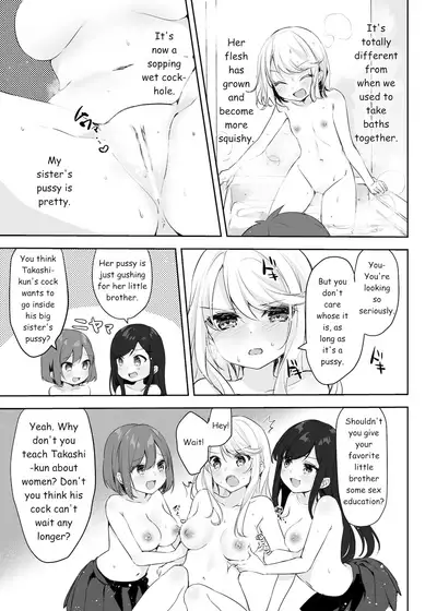Boku no Onee-chan to Tomodachi wo Nemurasete Osottemitara Kaeriuchi ni Atta | The Tables were Turned when I tried to Rape my Sister and her Friends while they were Asleep