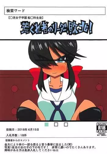 荒くれ者のリーダー、敗北!