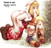 (Reitaisai 10) [Happiness Milk (Obyaa)] Nikuyokugami Gyoushin - tentacle and hermaphrodite and two girls - | Faith in the God of Carnal Desire - Tentacle and Hermaphrodite and Two Girls (Touhou Project) [English] {Sharpie Translations}