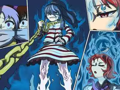 [平らvalley][Skeb]九十九姉妹と雷鼓の受難 (東方Project)