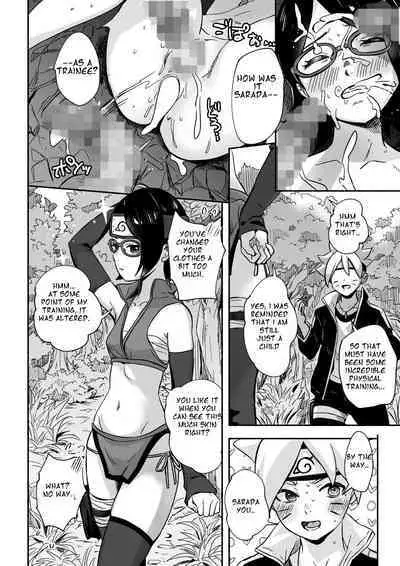 [Silver Dog] Sarada-chan no Chakra o Fuuin Shite Shugyou to Itsuwari Eroi Koto o suru Hon | A book about training and tricking Sarada-chan, who had her chakra sealed, into doing erotic things (Boruto) [English] [Smiling_Pirate] [Digital]