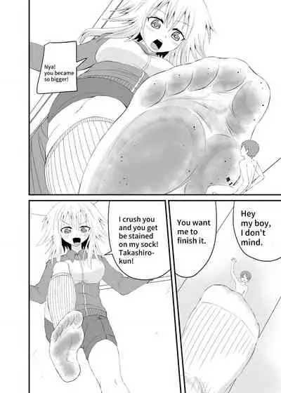 [Ahoderasouryo] Neko-kei Joshi ni Fumareru Hanashi - Be stomped by cat girl [English]