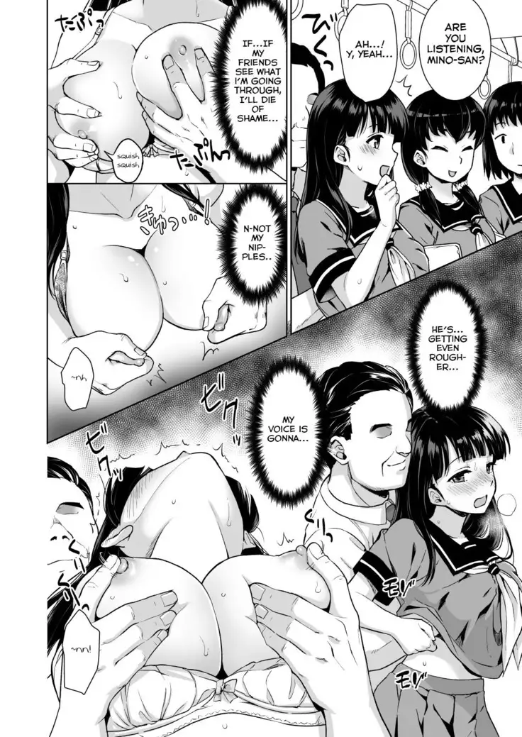 Iya da to Ienai Jimikei Shoujo to Chikan Densha | Train Molesting of a Normal Girl Who Can't Refuse