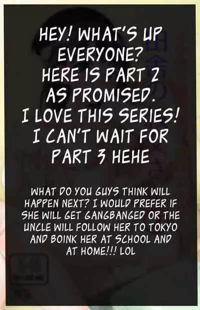 Iya da to Ienai Jimikei Shoujo to Inaka no Oji-san 2 | The Naïve Girl Who Can't Say No and the Uncle from the Countryside 2